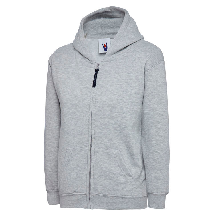 Junior Full Zip Hooded Sweatshirt