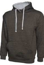 Adults Contrast Hooded Sweatshirt