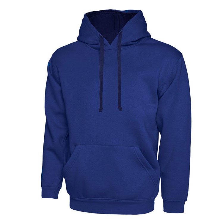 Adults Contrast Hooded Sweatshirt