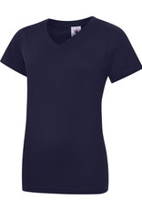 Ladies Classic V Neck T Shirt