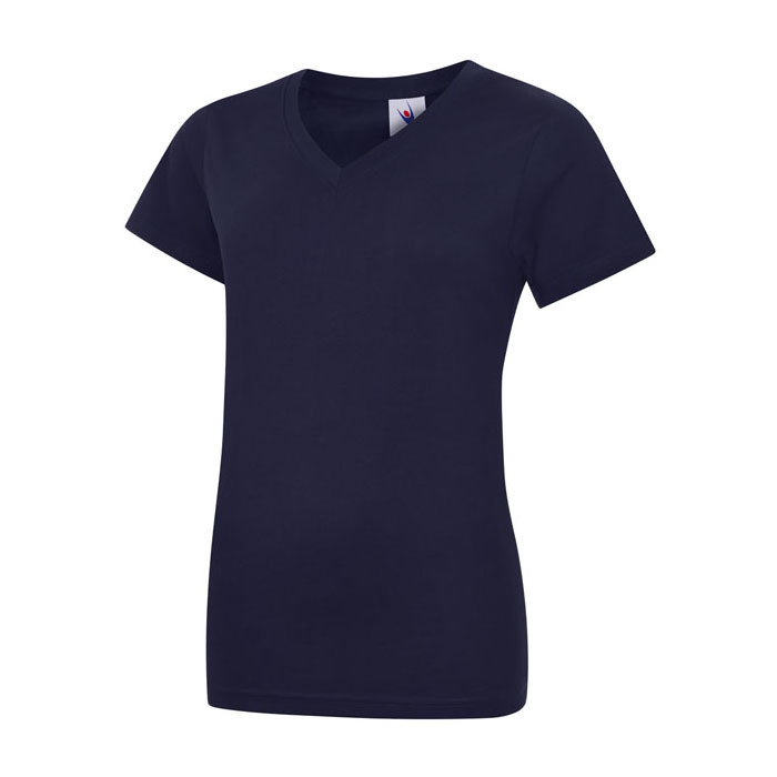 Ladies Classic V Neck T Shirt