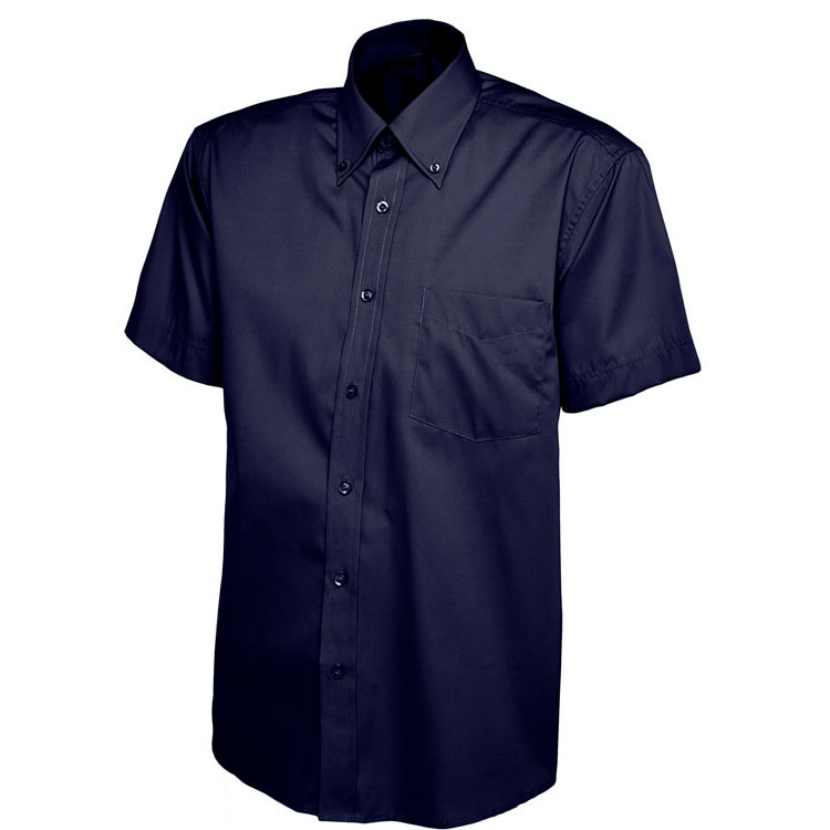 Mens Pinpoint Oxford Half Sleeve Shirt