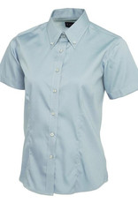 Ladies Pinpoint Oxford Half Sleeve Shirt