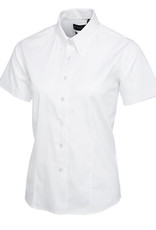 Ladies Pinpoint Oxford Half Sleeve Shirt
