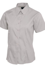 Ladies Pinpoint Oxford Half Sleeve Shirt