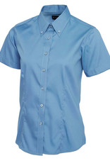 Ladies Pinpoint Oxford Half Sleeve Shirt