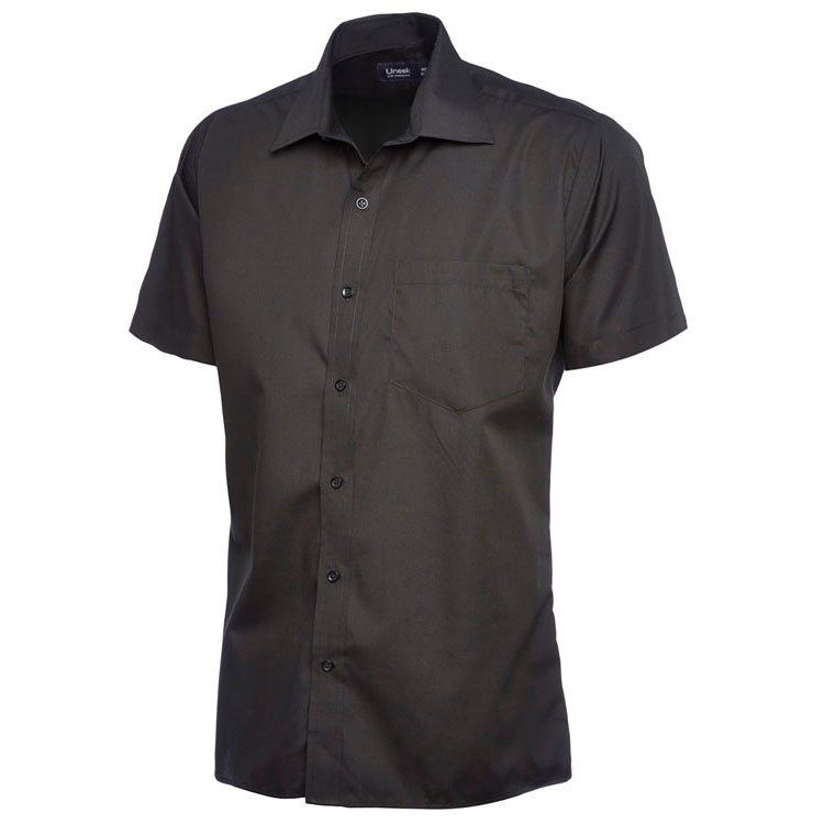 Mens Poplin Half Sleeve Shirt