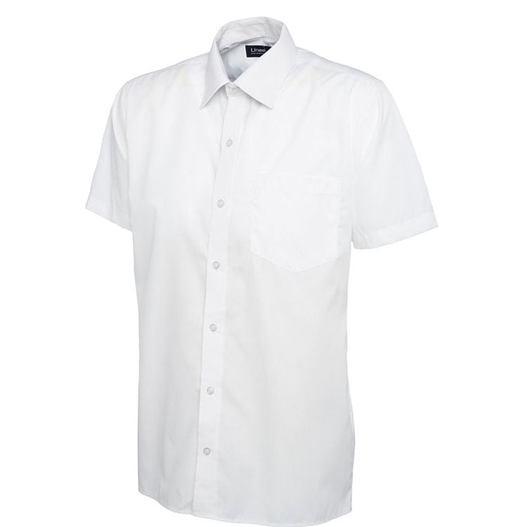 Mens Poplin Half Sleeve Shirt