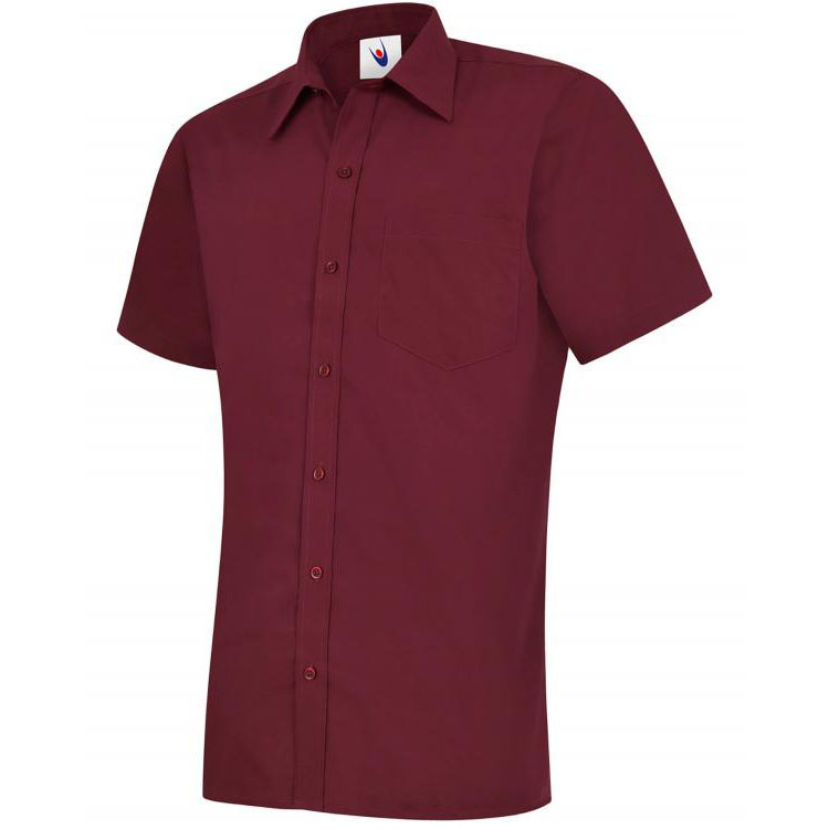 Mens Poplin Half Sleeve Shirt