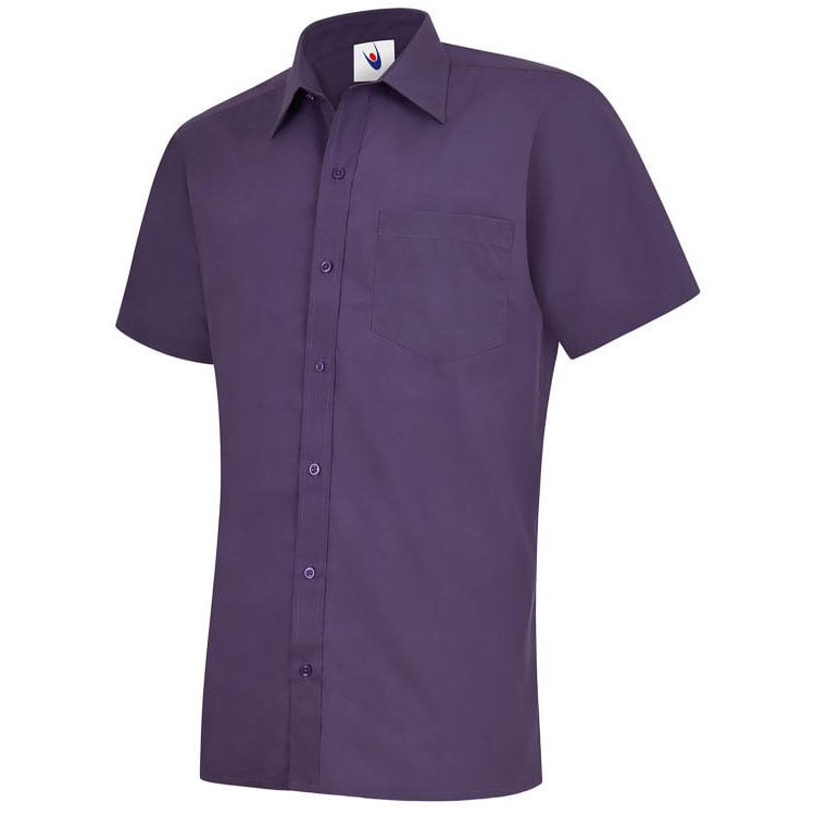 Mens Poplin Half Sleeve Shirt