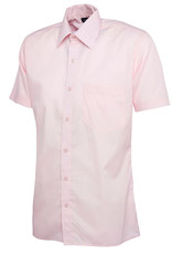 Mens Poplin Half Sleeve Shirt