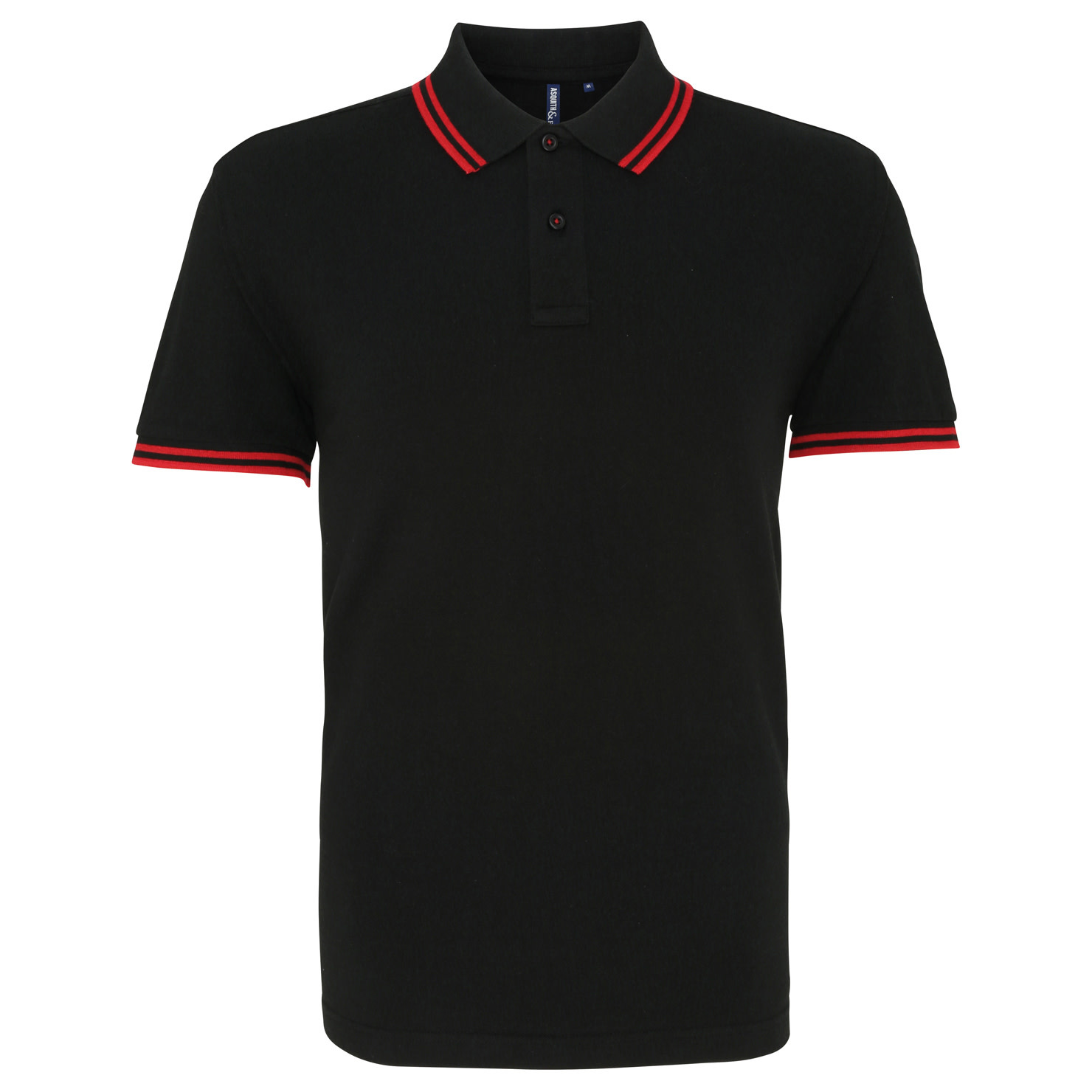 Mens Classic Fit Tipped Polo