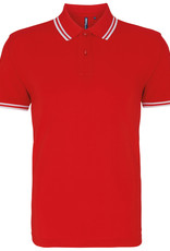 Mens Classic Fit Tipped Polo