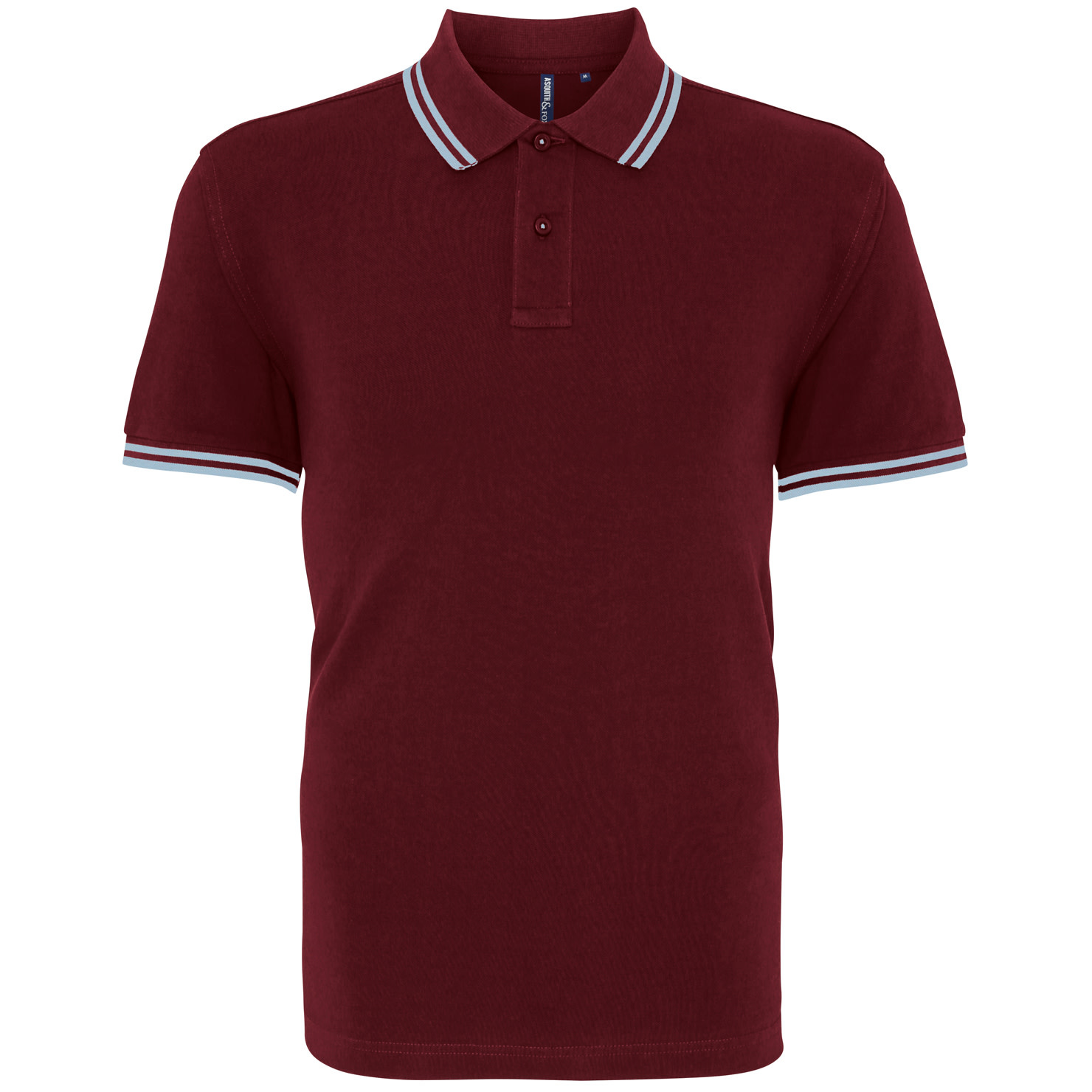 Mens Classic Fit Tipped Polo