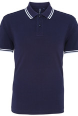 Mens Classic Fit Tipped Polo