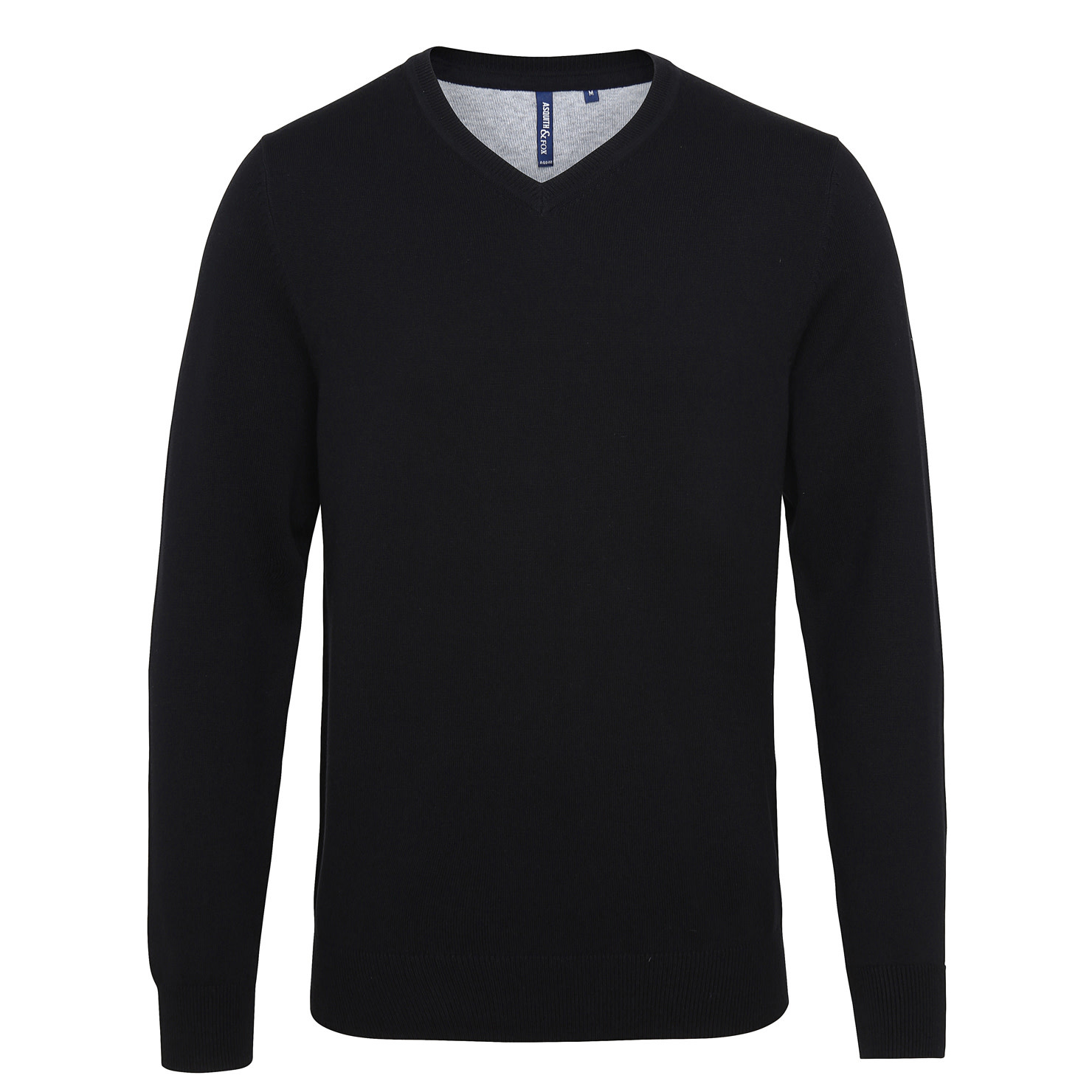 Mens Cotton Blend V-Neck Sweater