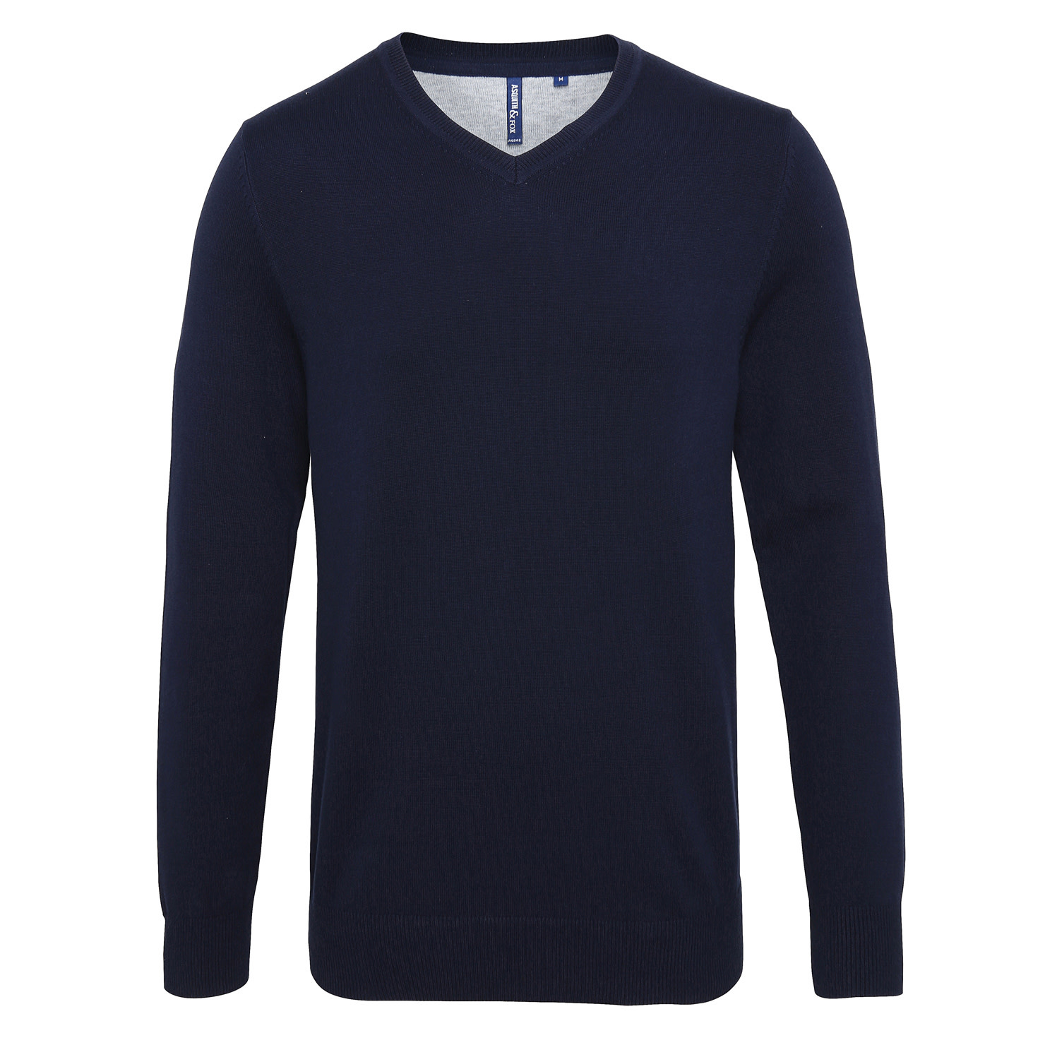 Mens Cotton Blend V-Neck Sweater