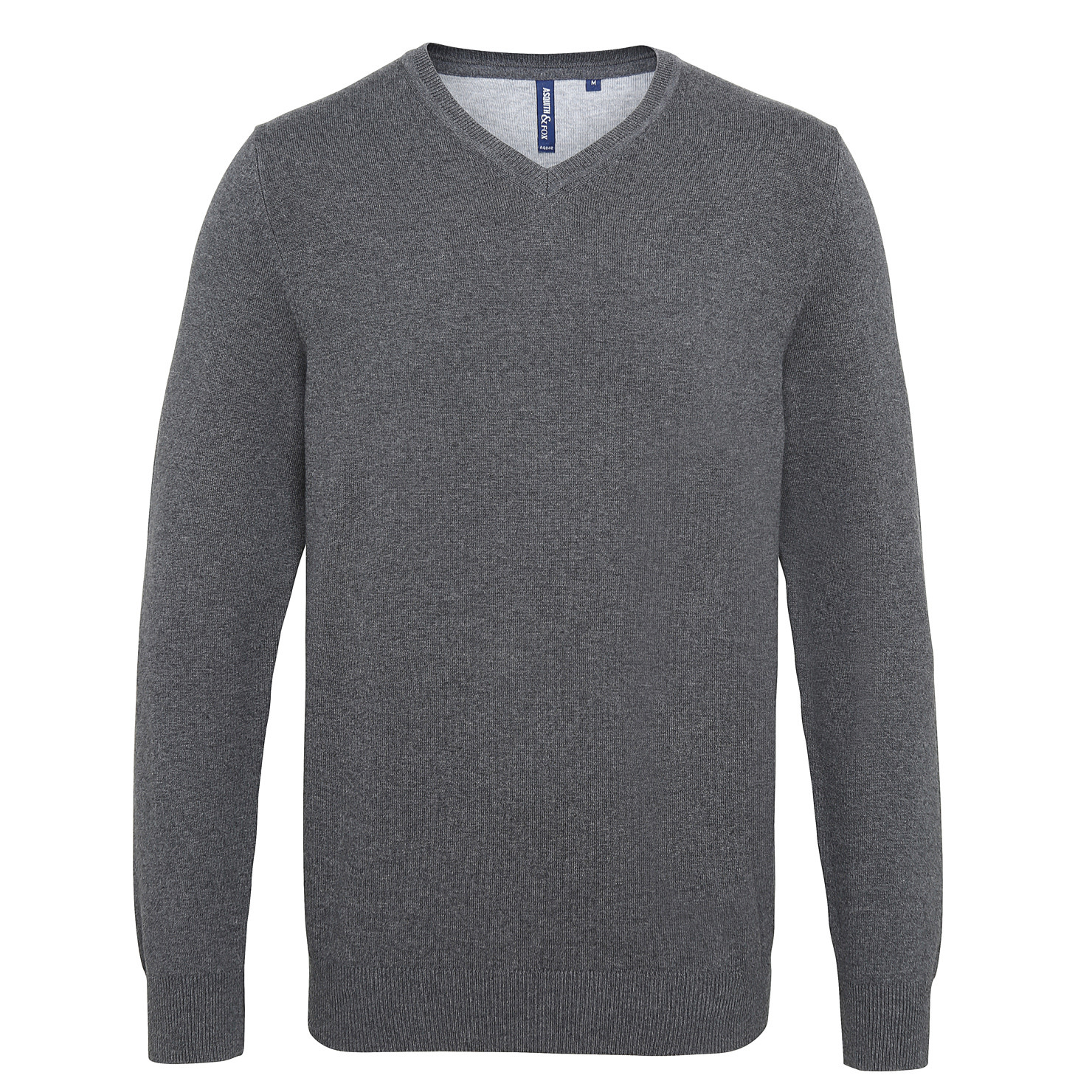 Mens Cotton Blend V-Neck Sweater