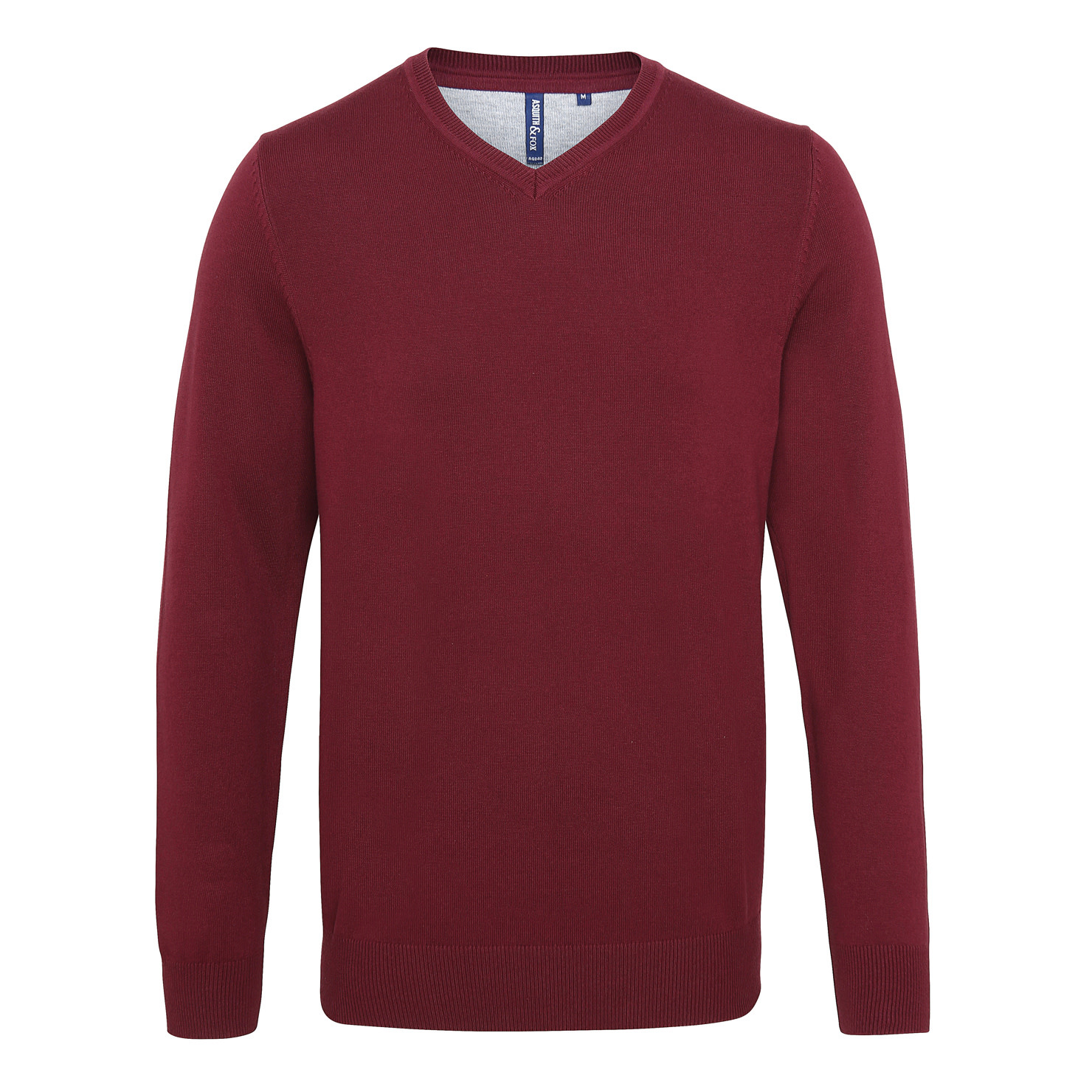 Mens Cotton Blend V-Neck Sweater