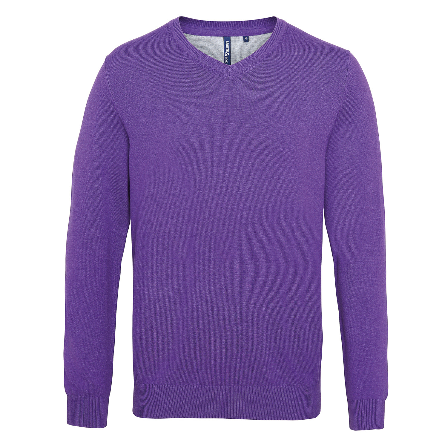 Mens Cotton Blend V-Neck Sweater