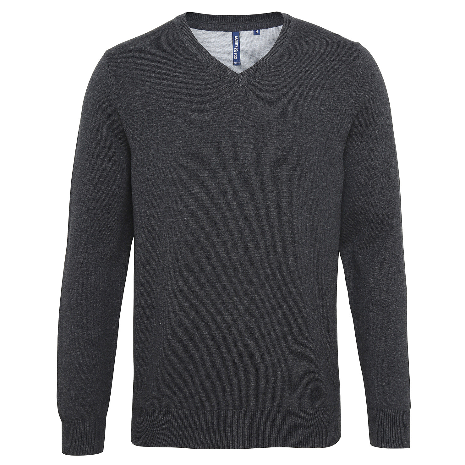 Mens Cotton Blend V-Neck Sweater