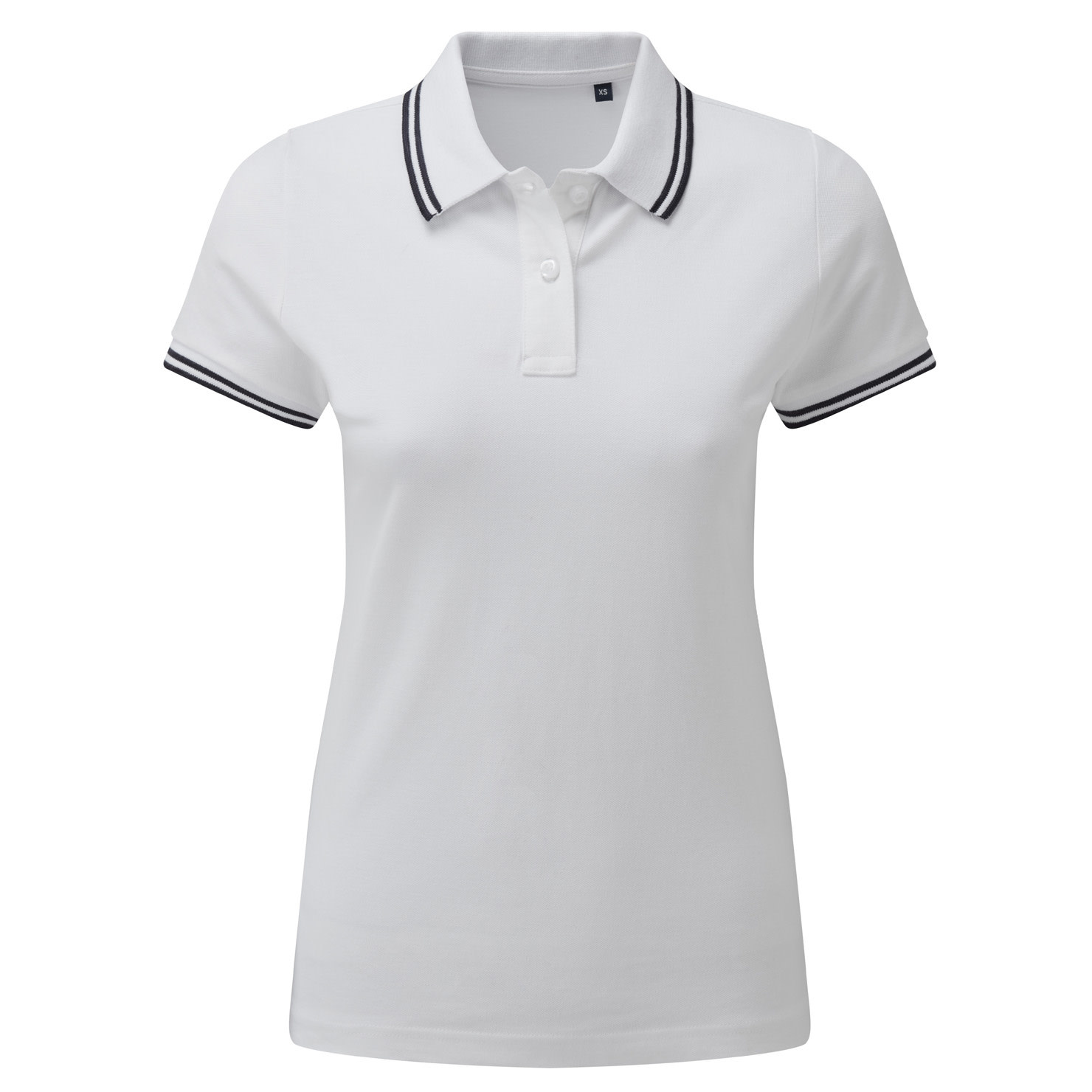 Womens Classic Fit Tipped Polo