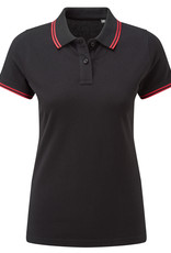 Womens Classic Fit Tipped Polo