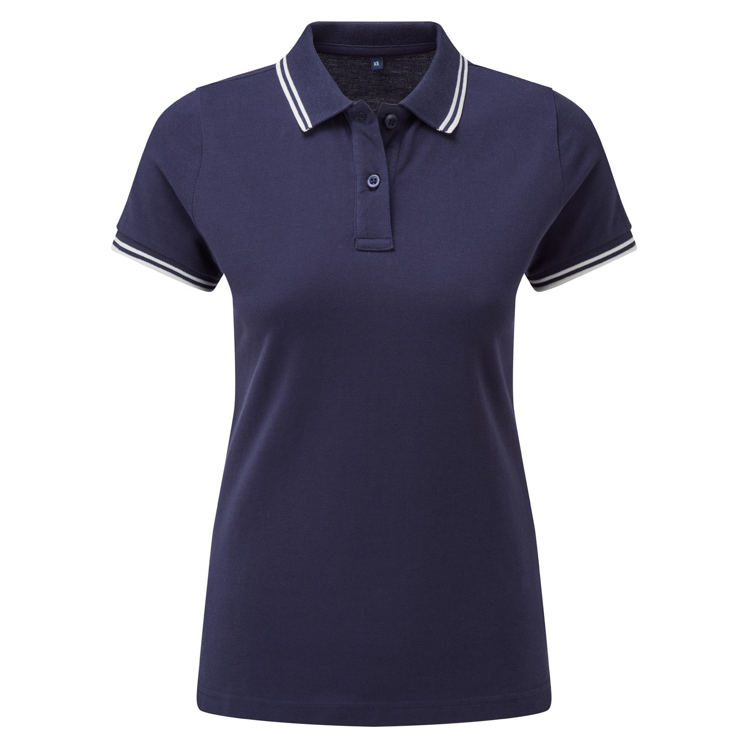 Womens Classic Fit Tipped Polo