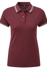 Womens Classic Fit Tipped Polo