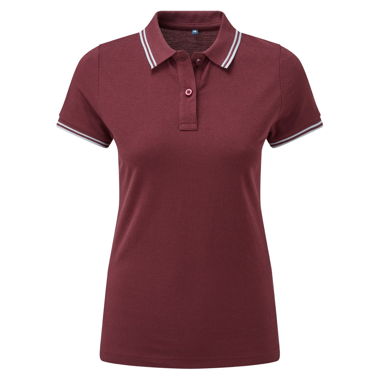 Womens Classic Fit Tipped Polo