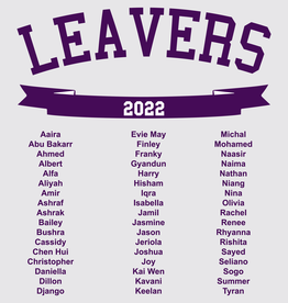 Leavers Template 9