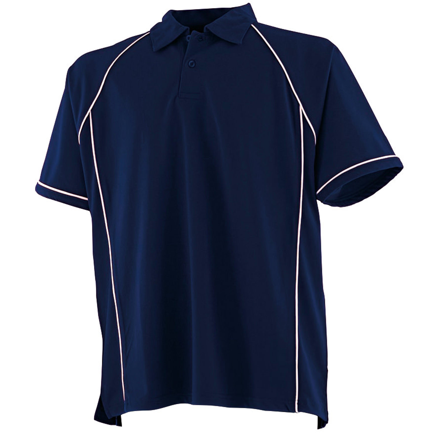 Adults Piped Performance Polo