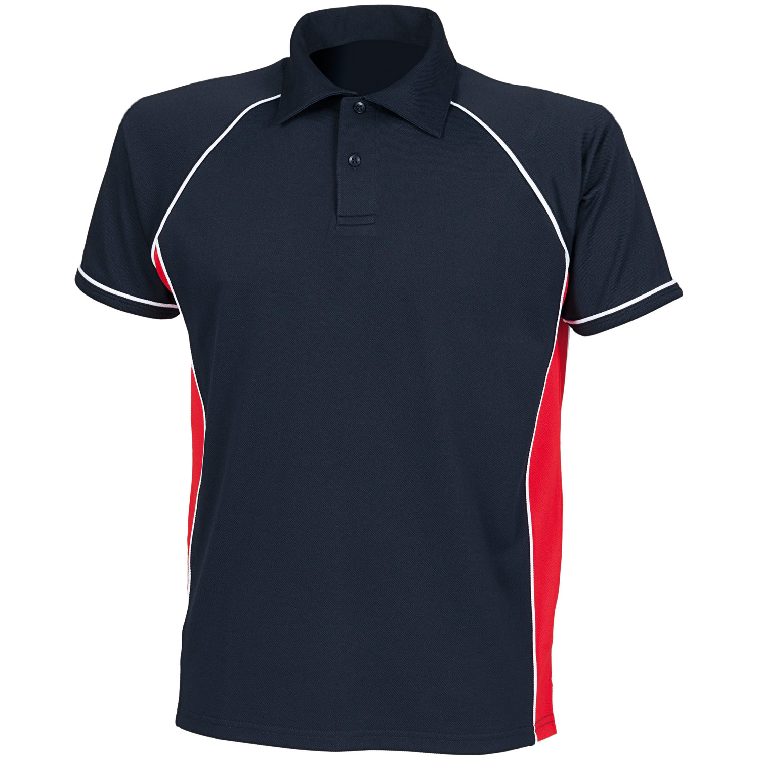 Adults Piped Performance Polo