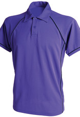 Adults Piped Performance Polo