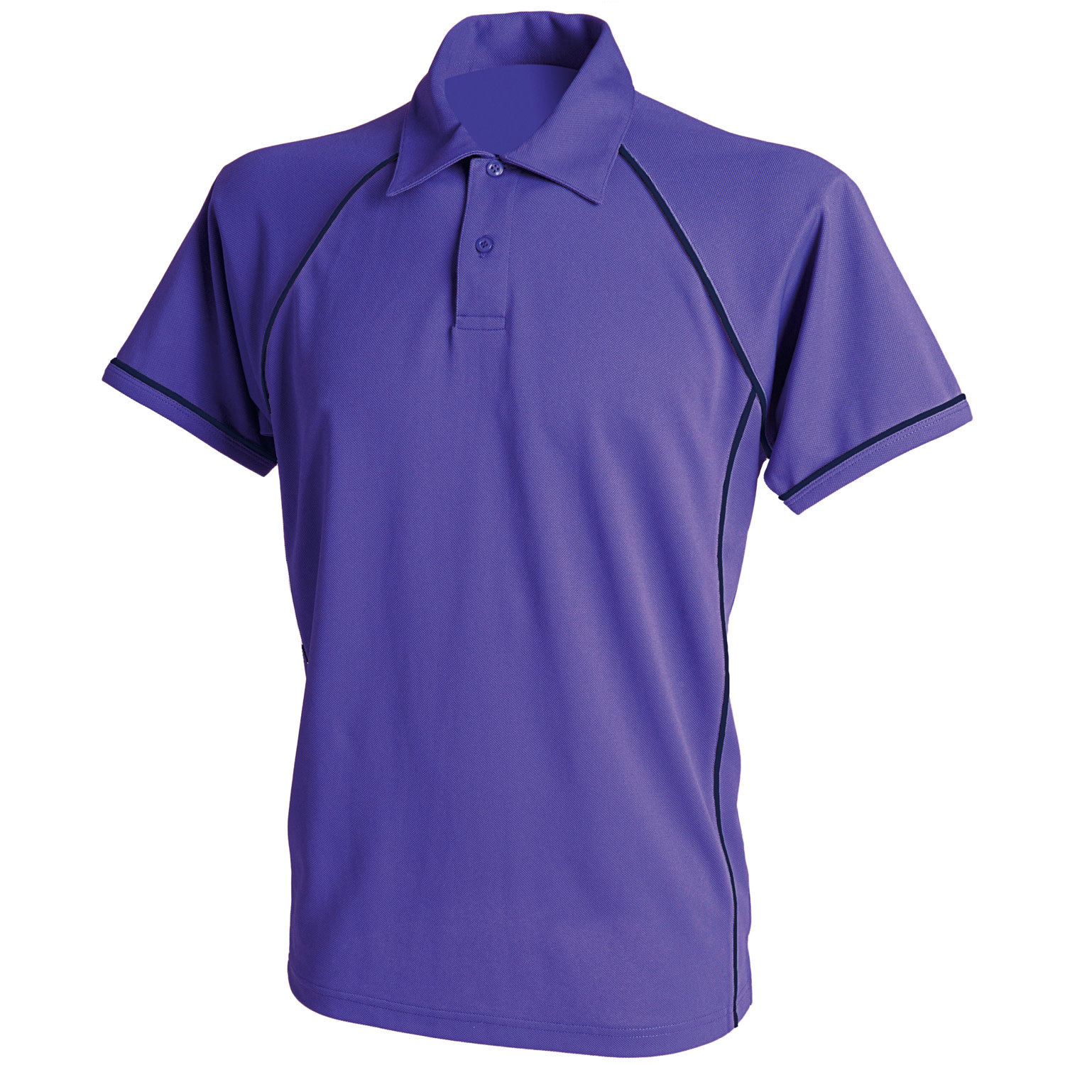 Adults Piped Performance Polo