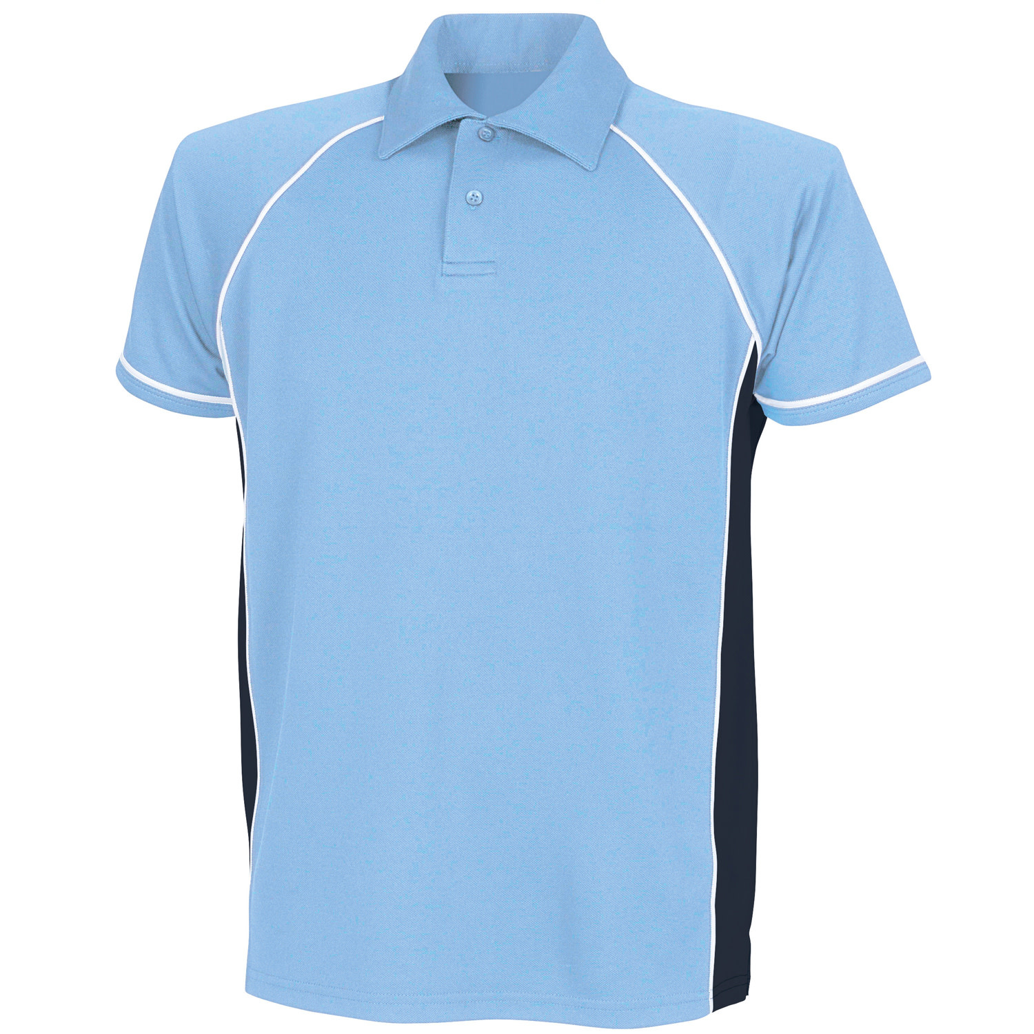 Adults Piped Performance Polo