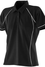 Ladies Piped Performance Polo