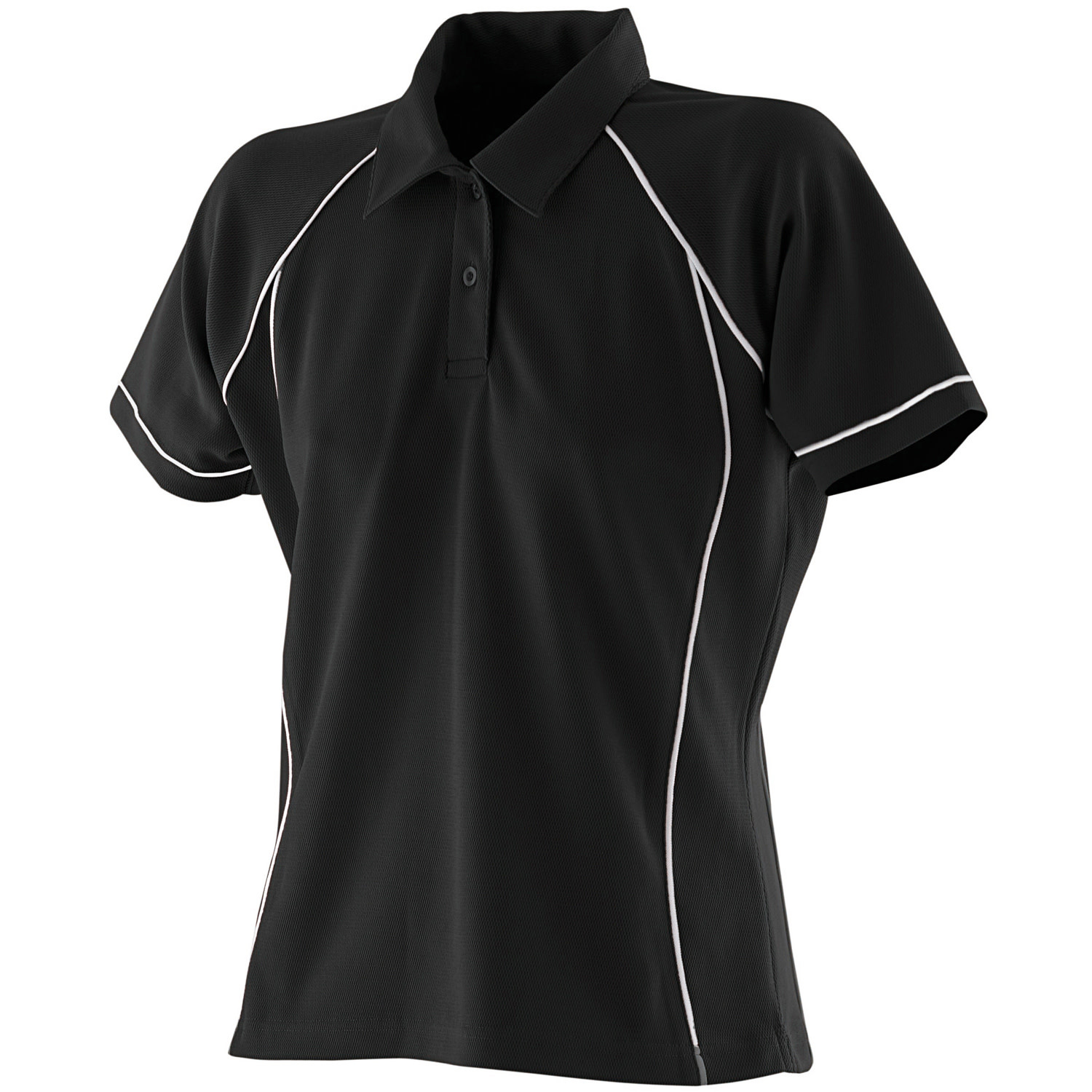 Ladies Piped Performance Polo