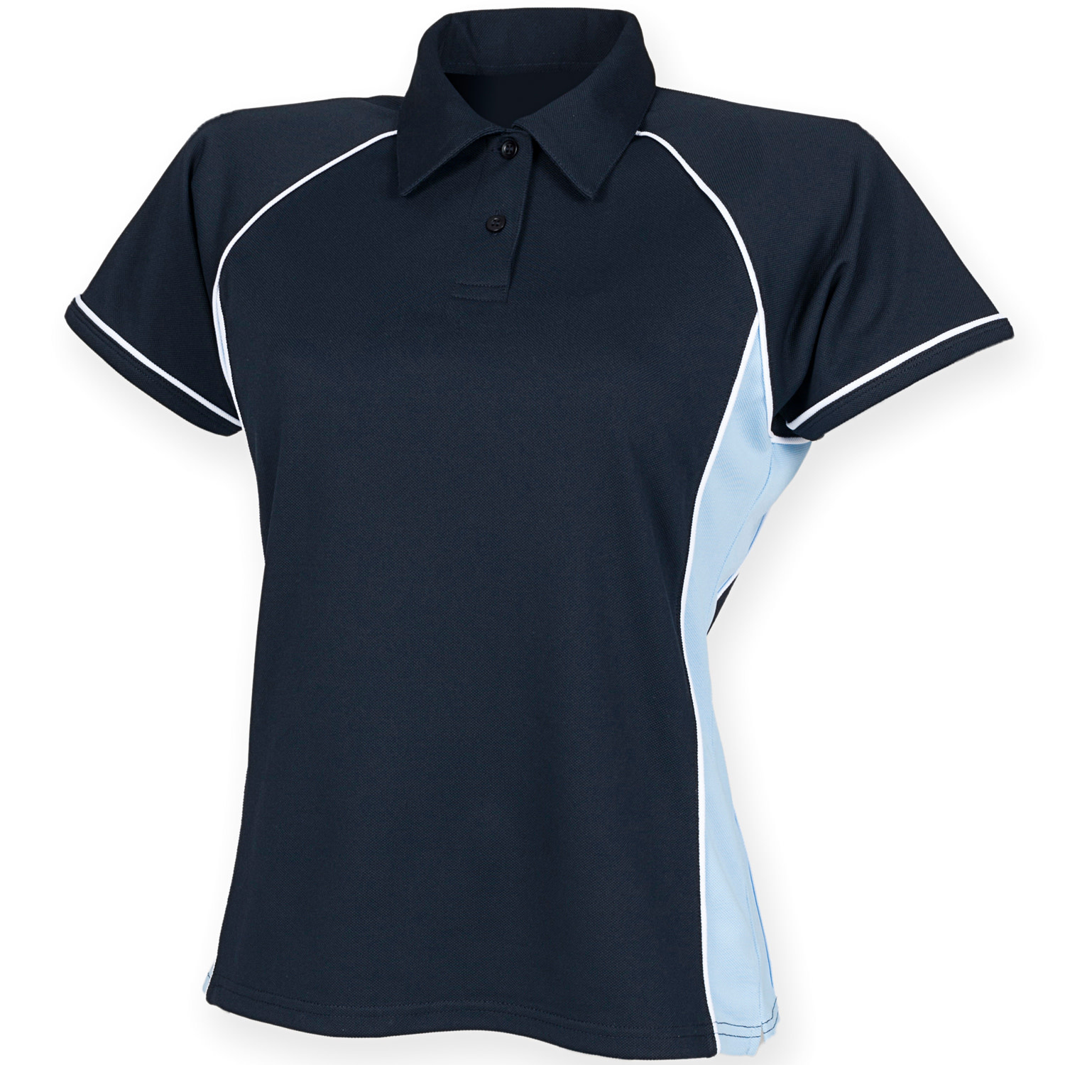 Ladies Piped Performance Polo