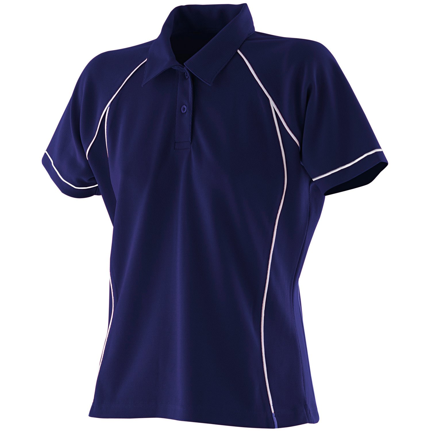 Ladies Piped Performance Polo