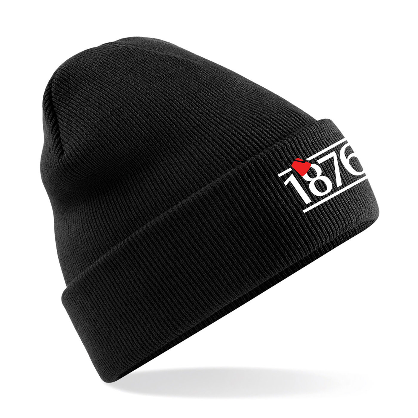 Fez Boys Adult 1876 Turnover Beanie Black