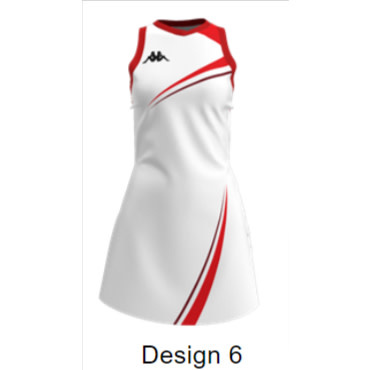 Kappa Sublimated Netball Dress (Designs 1-10)