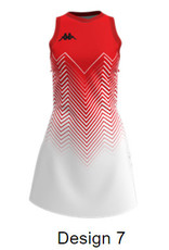 Kappa Sublimated Netball Dress (Designs 1-10)