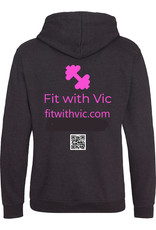 Fit With Vic Adults College Hoodie
