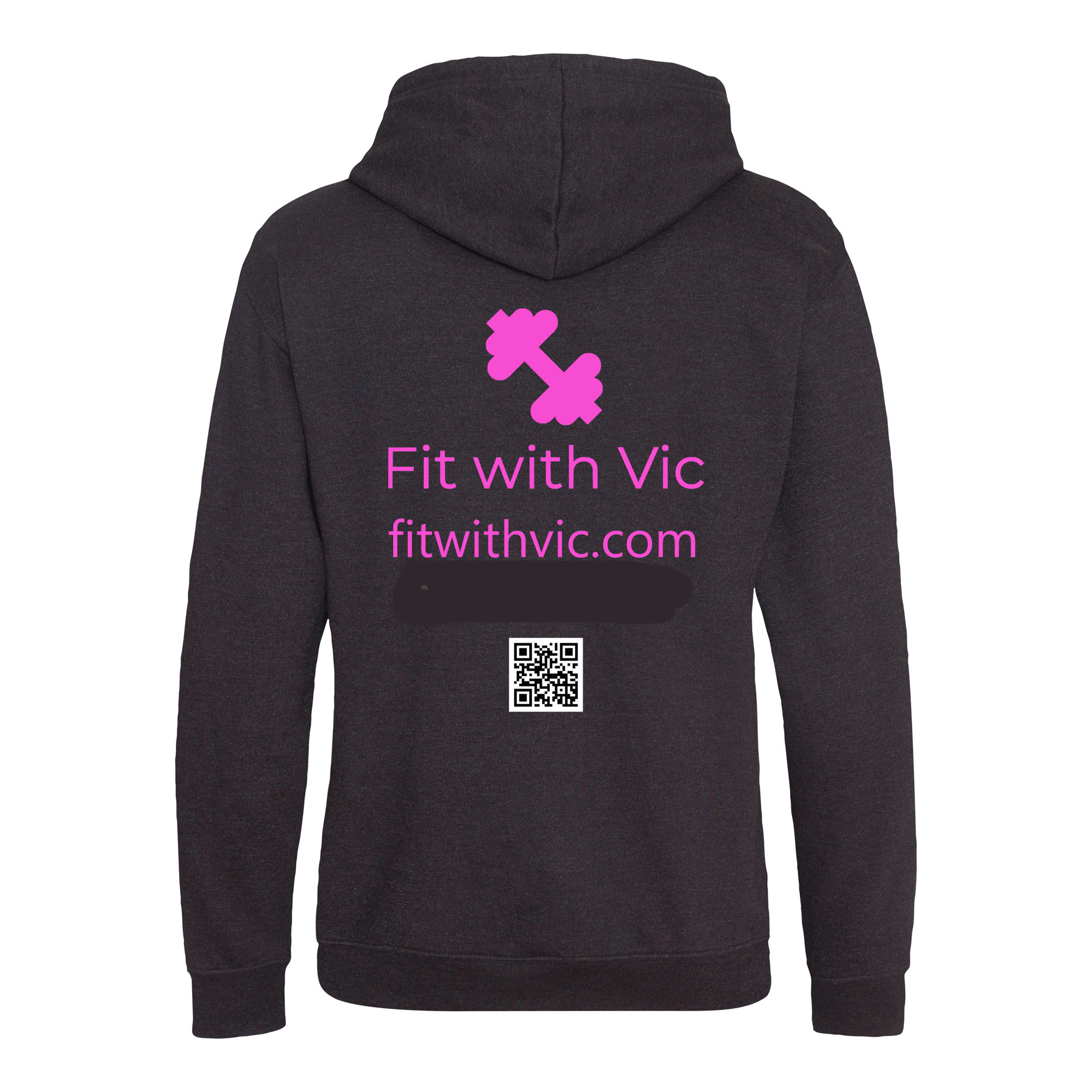 Fit With Vic Adults College Hoodie