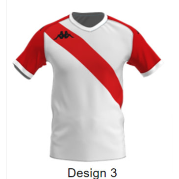 Kappa Sublimated Rugby Shirt (Designs 1-12)