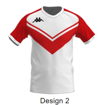 Kappa Sublimated Rugby Shirt (Designs 1-12)