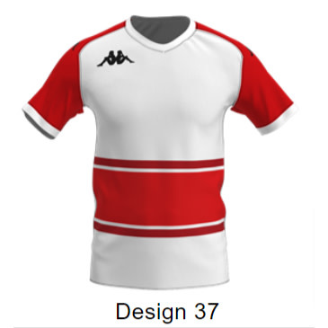 Kappa Sublimated Rugby Shirt (Designs 37-48)