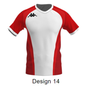 Kappa Sublimated Rugby Shirt (Designs 13-24)