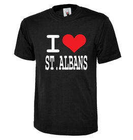 Adults I Love St Albans T Shirt